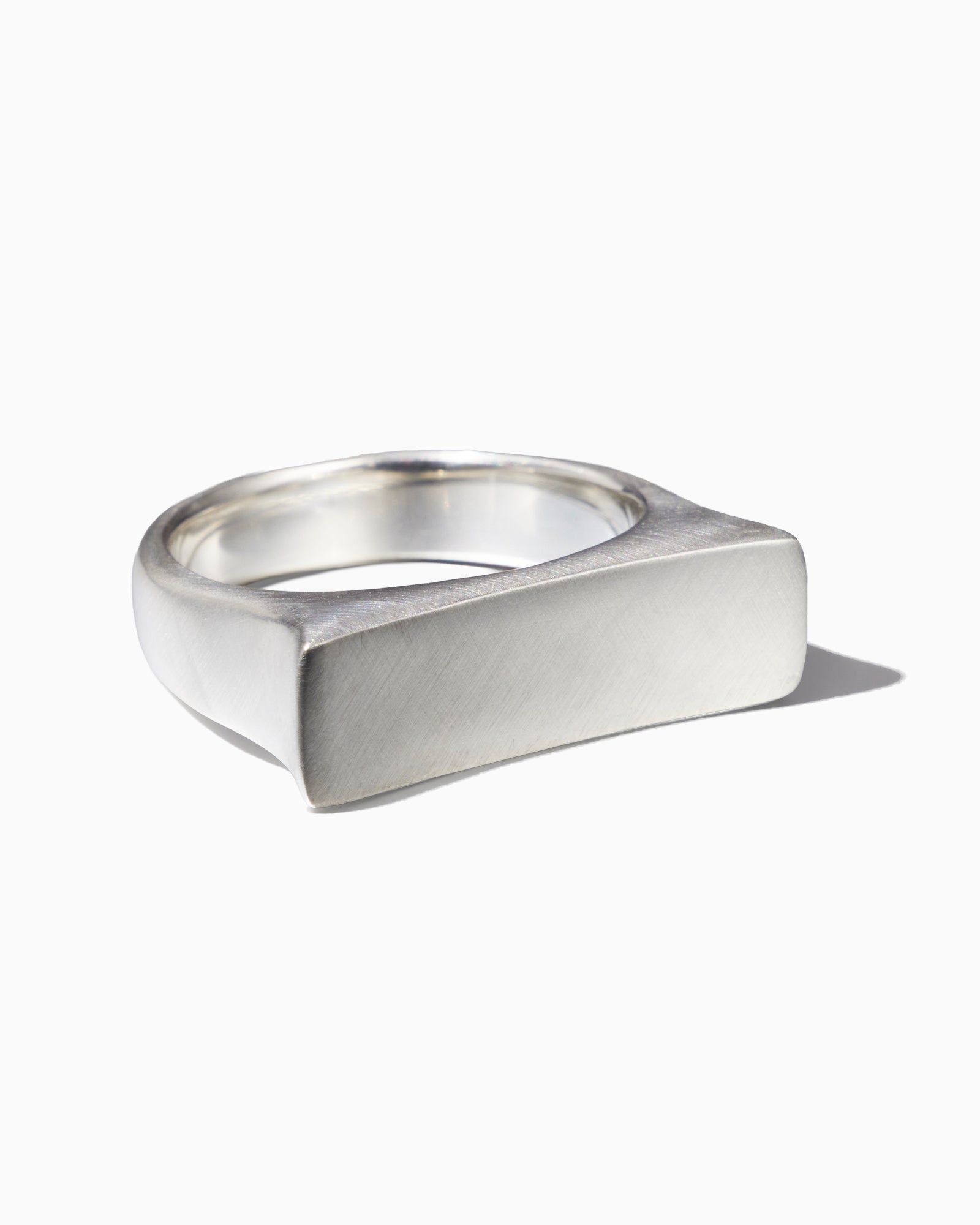 Recurve Ring Slim Rectangle