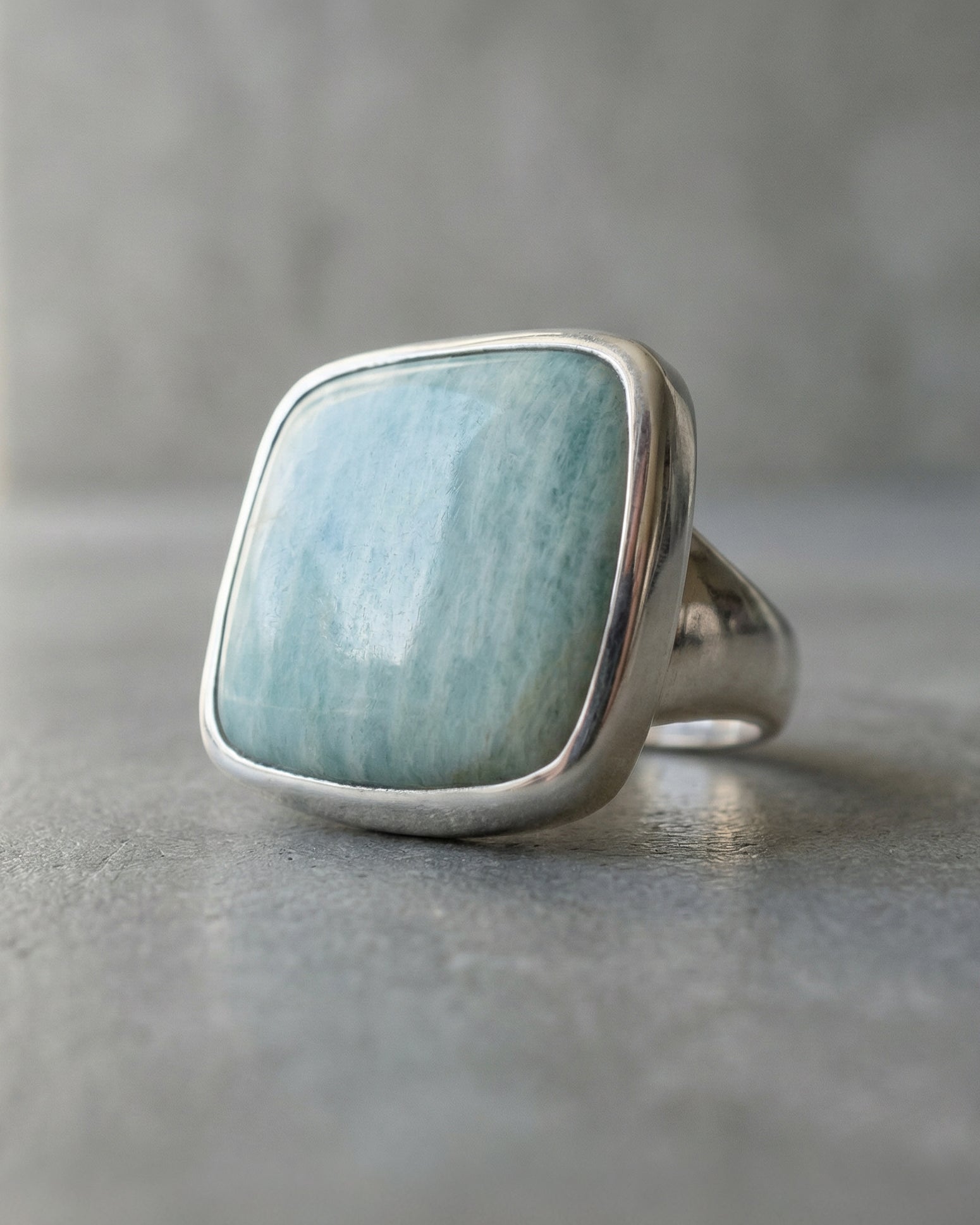 One of a Kind Amazonite Ring - SOLD